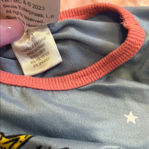 Disney Red Footies One Piece Sleepwear - Picture 6 of 9